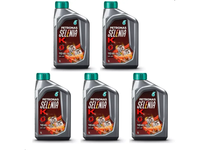 Kit 5 Óleo Motor Selenia K API SP A.4 15w40 Semissintético