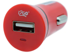 Carregador Acendedor Veicular USB i2GO Basic 1 Porta Ent 12 24V Saída 5V 1A Vermelho